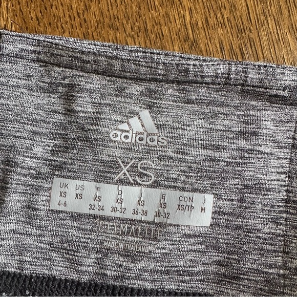 Adidas Heather Grey Leggings - Women’s Extra Small - Picture 5 of 5